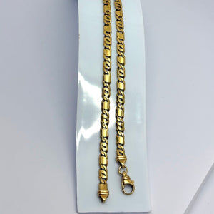 Collier maille marine en or Jaune 18 carats