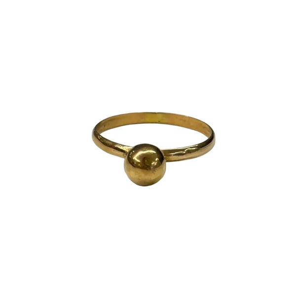 Solitaire en Or Jaune 18 K