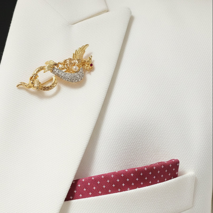 Broche Chimère en or 18 K -  5.77 G