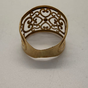 Bague en Or Jaune 18K - Taille 55