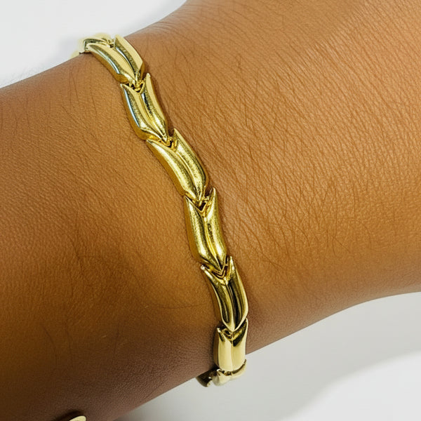 Bracelet Maillon Or Jaune 18 K - 11.22 G