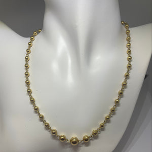 Collier Ras du Cou en Or Jaune 18K - 16.37g