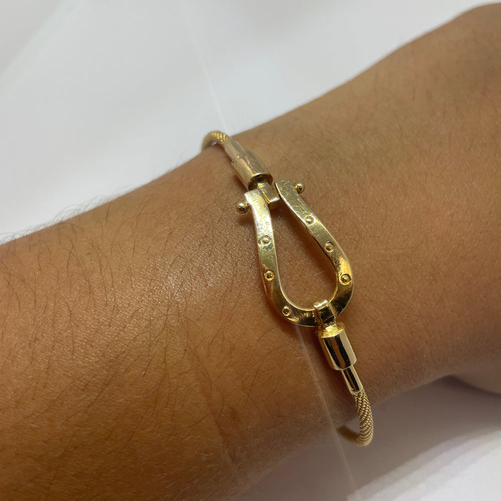 Bracelet Jonc en Or Jaune 18K 11.78 Grs