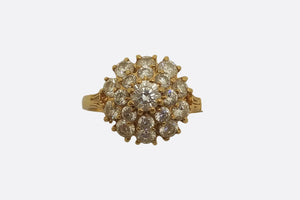 Bague en Or Jaune 18 K - Taille 55 - 4.16 G