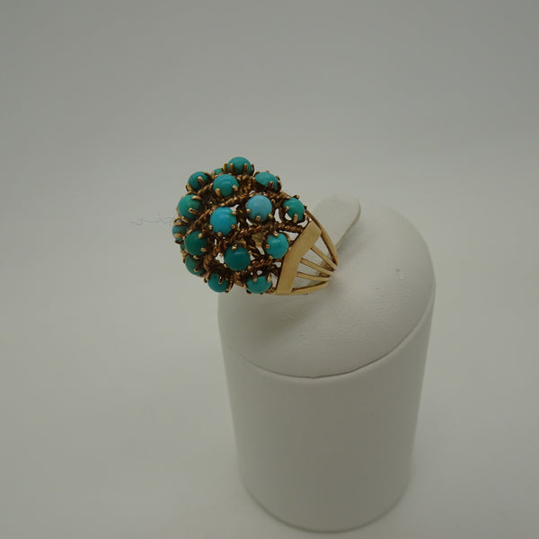 Bague en or jaune 18K Taille-55