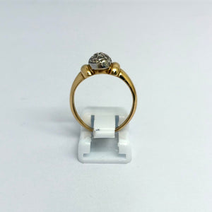 Bague Ancienne Or Jaune 18 K - Taille 54 - 3.61 G