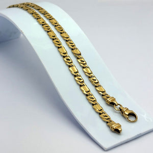Collier maille marine en or Jaune 18 carats