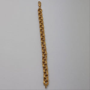 Bracelet gourmette en Or Jaune 18K - 8.17 Grs