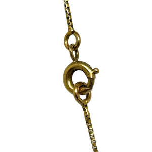 Collier Princesse en Or Jaune avec oxyde de zirconium