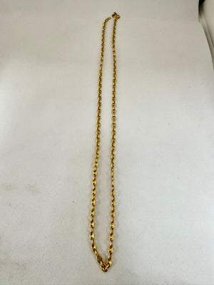 Collier longue chaine or jaune 18K 29.21 Grs