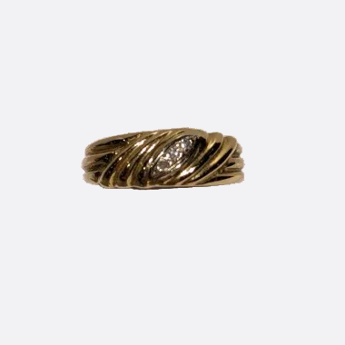 Bague en Or Jaune 18k -  2.19 G