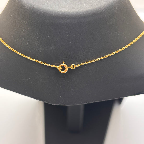 Collier ras du cou en or jaune 18K 2.83 Grs