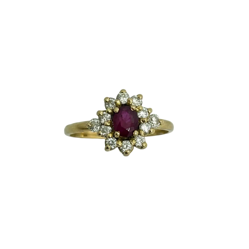 Bague en Or Jaune 18K - Taille 53 - 2.29G