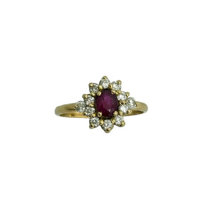 Bague en Or Jaune 18K - Taille 53 - 2.29G