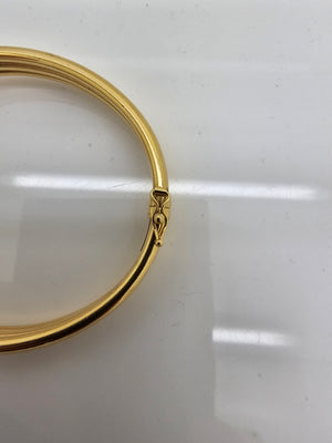 Bracelet Jonc Or Jaune 18 K - 13.51 G