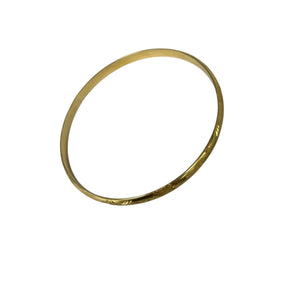 Bracelet Jonc rigide en or jaune 18K - 7.49 Grs