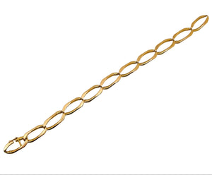 Bracelet en Or Jaune Maillon Cheval 18k - 31.29 G