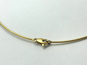 Collier Jonc Rigide en Or Jaune 18 Carats