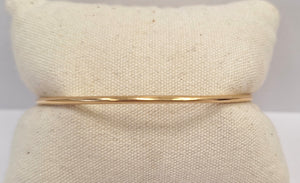 Bracelet Jonc en Or Jaune 18 Carats - 19 Cm