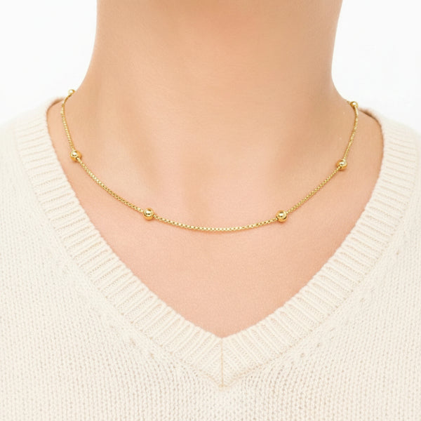 Collier  en or jaune 18K - 5.01 Grs