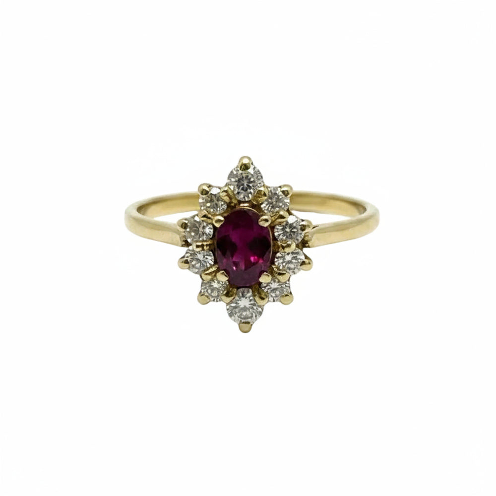 Bagues Marquise en Or Jaune 18 k