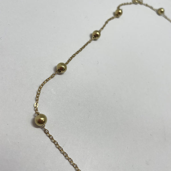 Collier Ras du Cou Or Jaune 18K - 3.14g