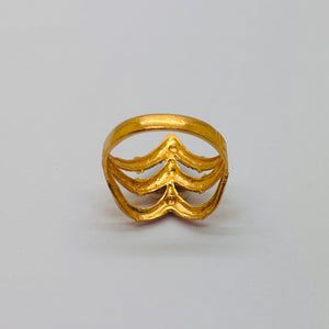 Bague en 3 ors 22K Taille-51