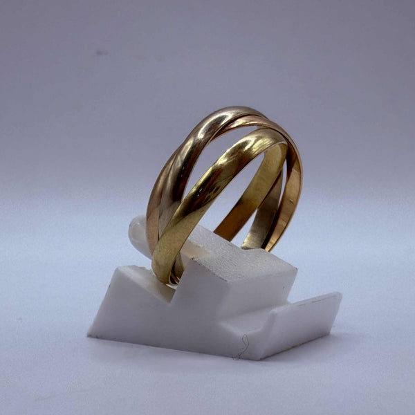 Bague Alliance en Or Jaune 18K - Taille 54