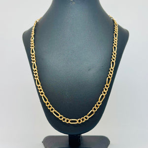 Collier Matinée en Or Jaune 18 Carats Figaro 62cm