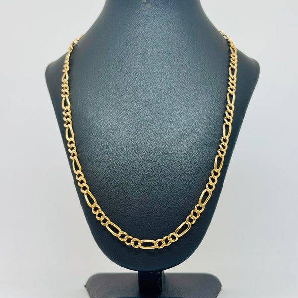 Collier Matinée en Or Jaune 18 Carats Figaro 62cm