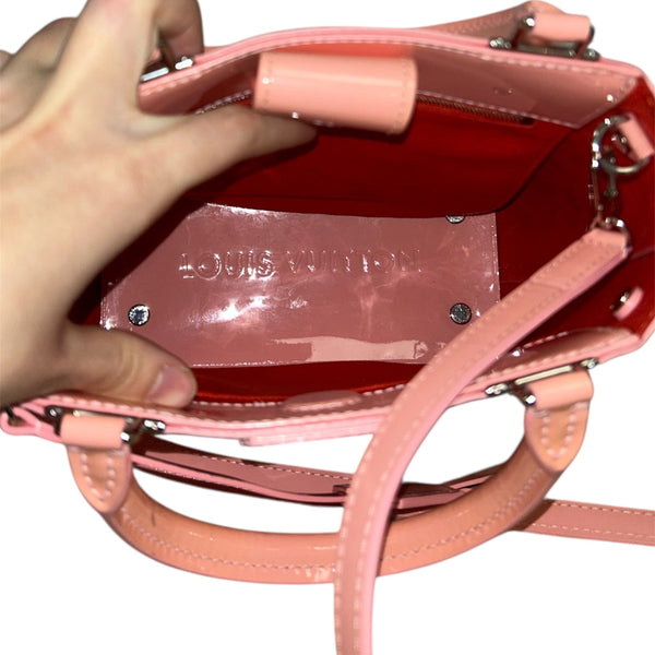 Sac Louis Vuitton Open Tote Jungle en Cuir Rose Vernis