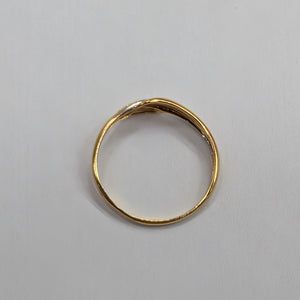 Bague Alliance en Or Jaune 18K Taille-55