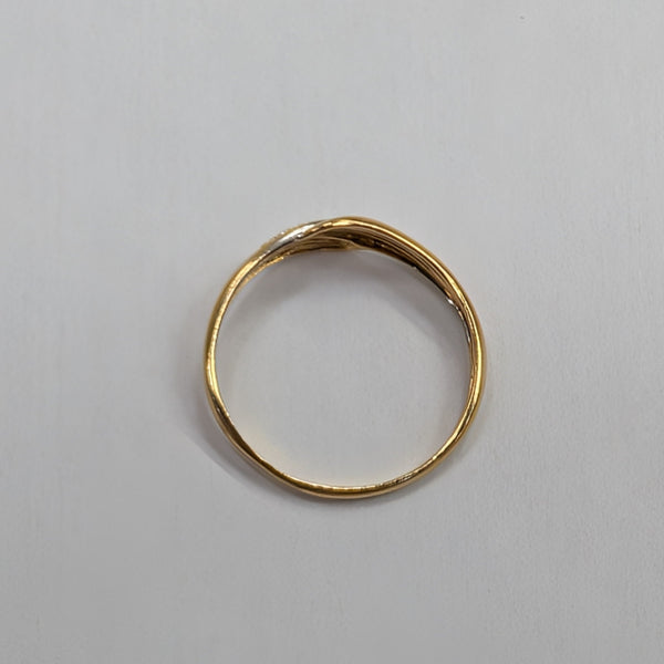 Bague Alliance en Or Jaune 18K Taille-55