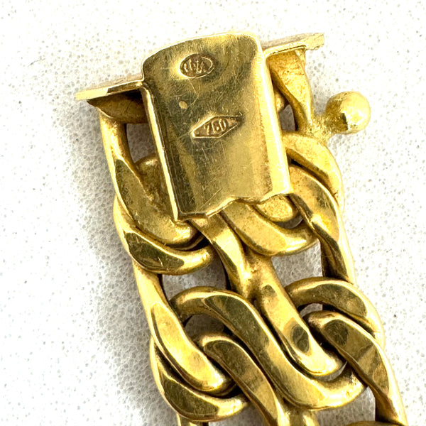 Bracelet Gourmette Or Jaune 18k - 12.53 G