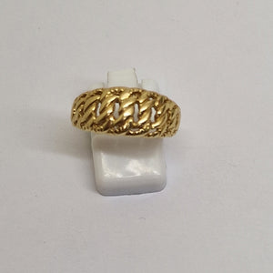 Bague en Or Jaune 18K Taille-59