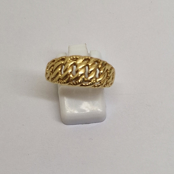 Bague en Or Jaune 18K Taille-59