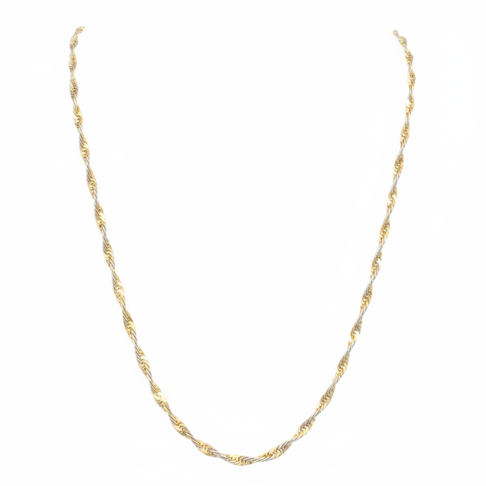 Collier Matinée Torsadé Or Jaune 18 K - 4.17 G