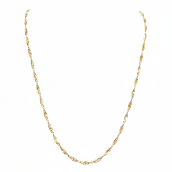 Collier Matinée Torsadé Or Jaune 18 K - 4.17 G