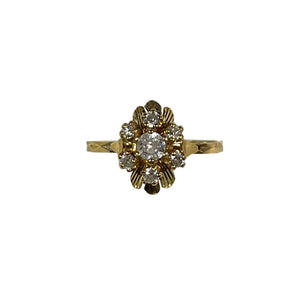 Bague en or jaune 18 K - Taille 53 - 2.81 G