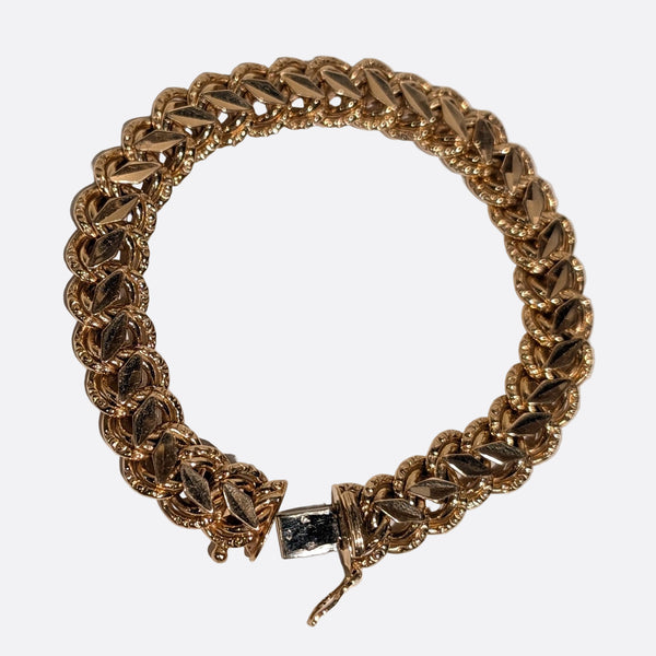 Bracelet Gourmette en Or Jaune 18 K - 18.12 G