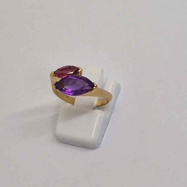 Bague en Or Jaune 18K Taille-52
