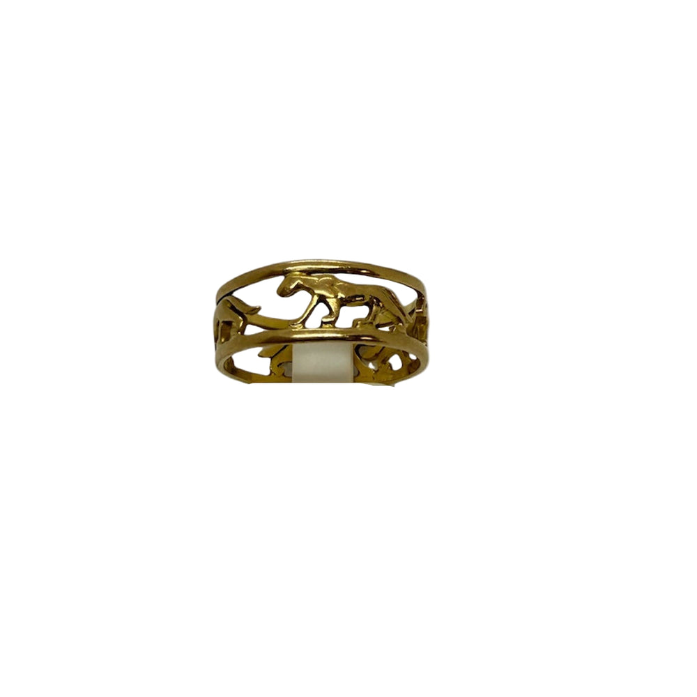 Bague Jonc en Or Jaune 18k  - Taille 60