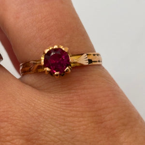 Bague Or Jaune 18K - Taille 53 - 1.84g