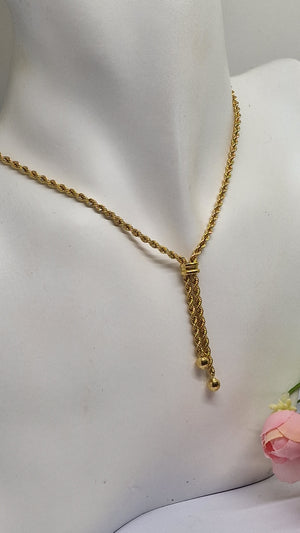 Collier Maille Torsadé Or 18K - 5.80g