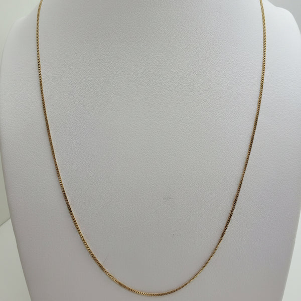 Collier Princesse Or Jaune 18K -  46cm - 2.05gr