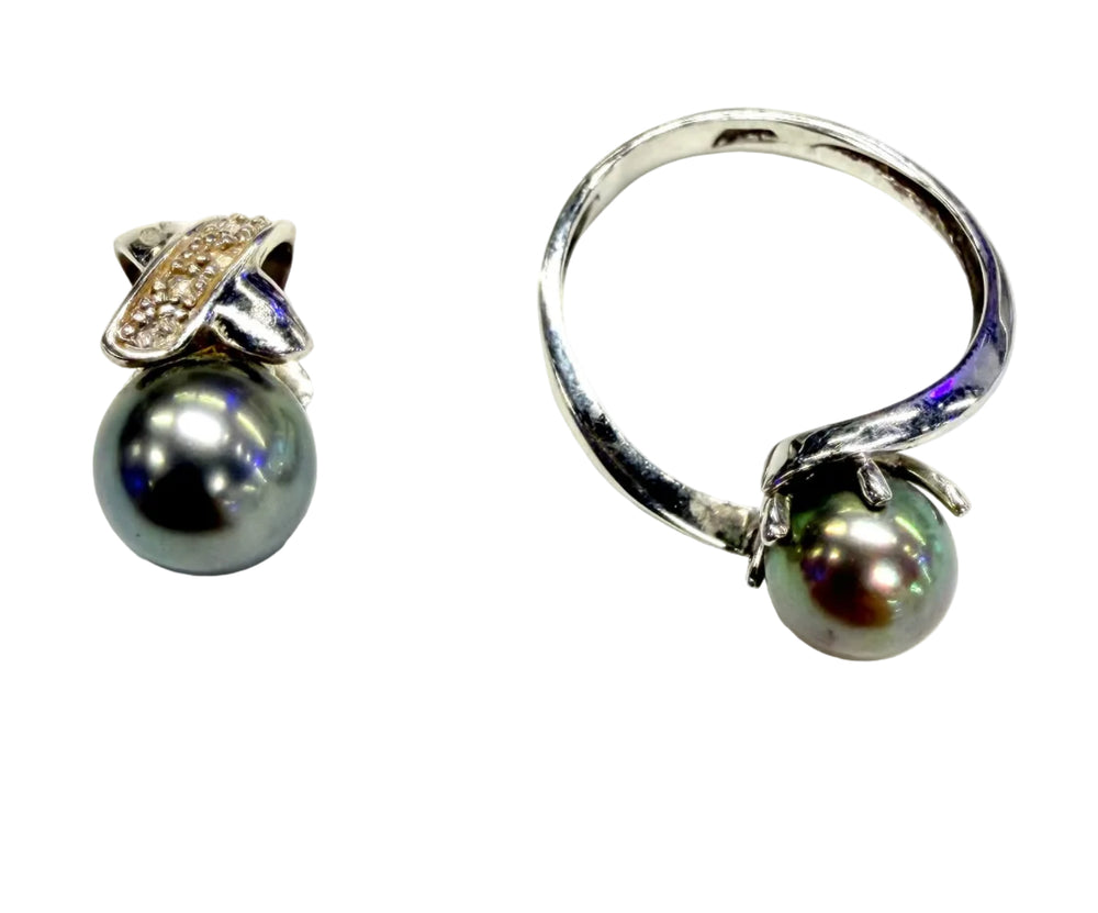 Parure en Or Blanc 18 K - 4.47 G