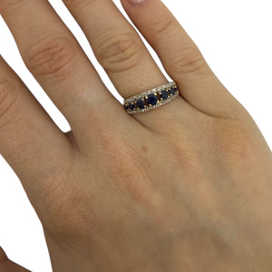 Bagues en Or Jaune et Blanc 18K Taille 51 - 2.66 G