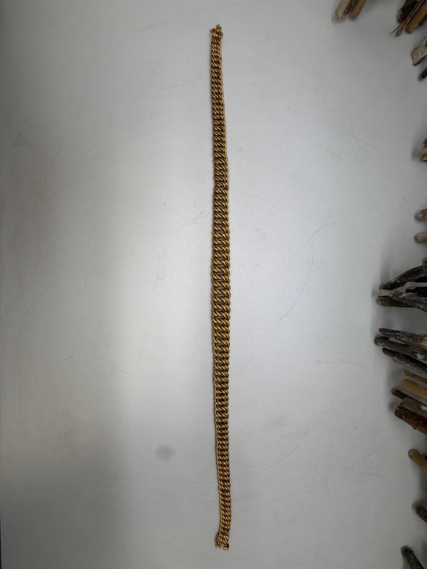 Collier ras de cou en or jaune 18K 33.42 Grs