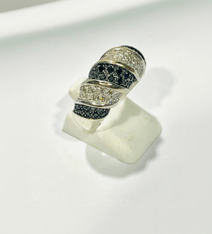 Bague en Or Blanc 18 K - Taille 54 - 10.02 G