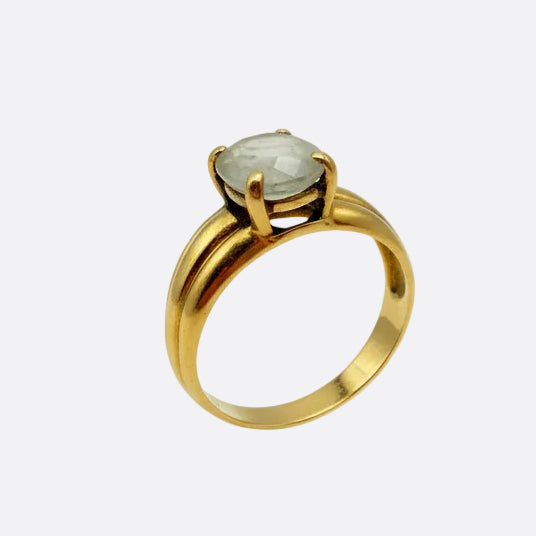 Solitaire en Or Jaune 18k - 3.7 G